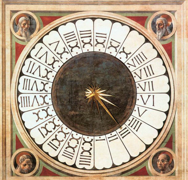 Clock with Heads of Prophets